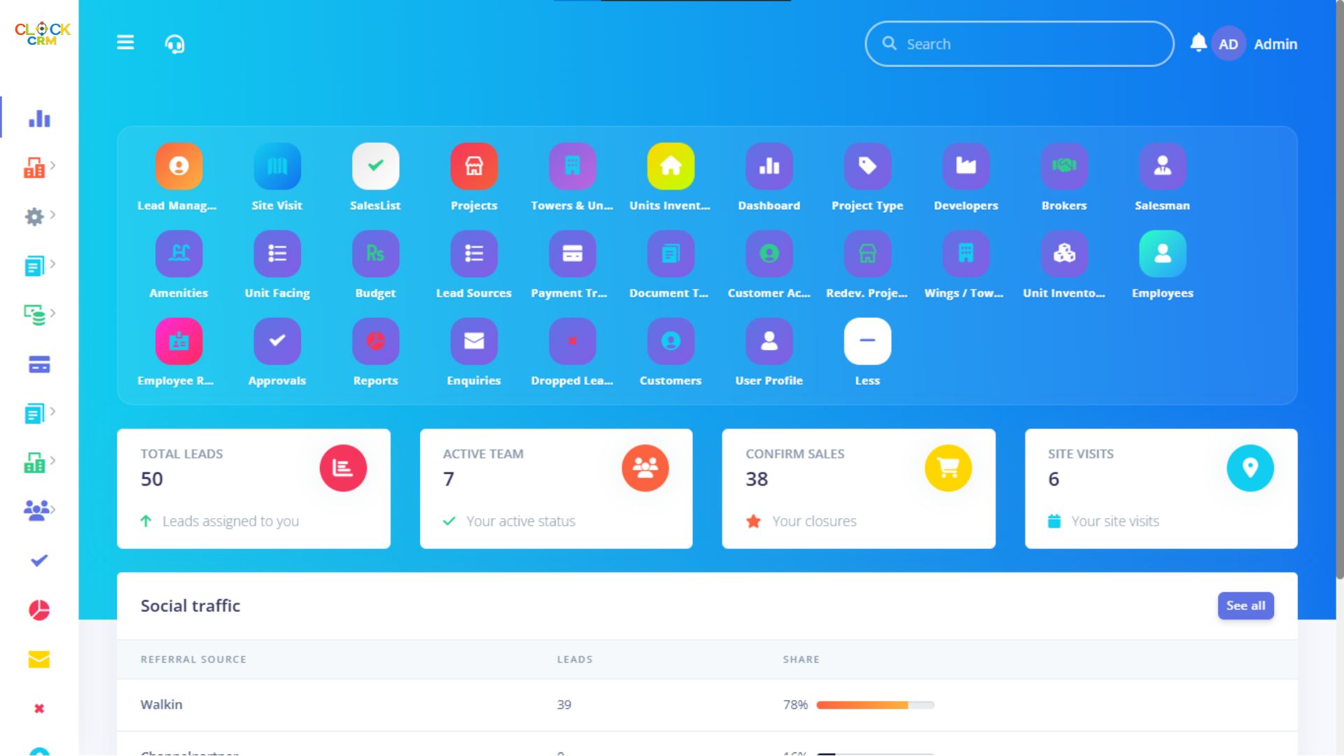 Clock CRM